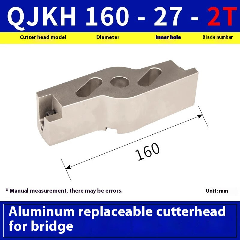 6019 Aluminum High Gloss Cutter Block Aluminum Bridge Milling Cutter Block 45/90 Degree Bridge with APMT1604/SEKT12 Face Milling Cutter Shandong Denso Pricision Tools Co.,Ltd.